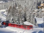 National Express Train in Winter