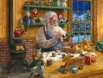 Santa In The Workshop