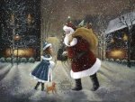 " Santa & The Little Girl "