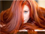 Long Red Haired Woman
