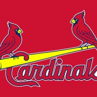 St Louis Cardinals 2 Birds on Bat
