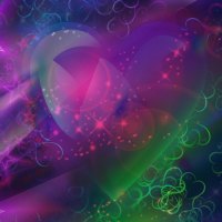 swirls of a night sky