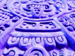 mayan calendar blue