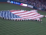 Flag July 4th, Comerica Park Detroit Mi