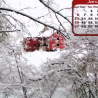 Barn- January calender