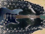 blue stratocaster