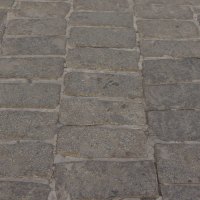 Grey stone pavement