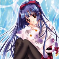 Cute girl with her animal