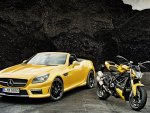 mercedes benz slk 55 amg ducati streetfighter