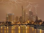 Lightning Storm in Frankfurt Germany