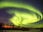 Northern Lights in Winter - Alberta, Canada