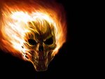 Flaming Skull