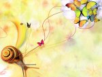 Snail and Butterflies