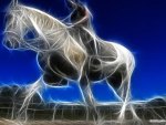 horse in 3d