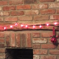 Christmas Decorated Fire-place