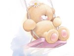 Little Bear on Swing