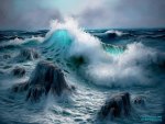 Rough sea