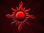 red sun