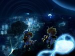 Rin and Len Kagamine Nightscape