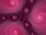 Pink Swirl Fractal (Widescreen)
