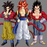 Super saiyan 4 and Gogeta