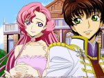 Suzaku Kururugi and Princess Euphemia Li Britannia