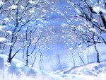 Watercolor Winter Wonderland