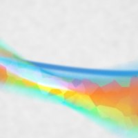 New Colorful Rainbow Curve Wallpaper