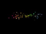 1080p Dark Rainbow Pixel Splash