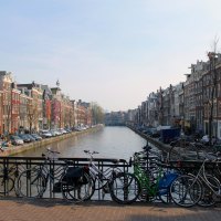 bridge over an amsterdam canal