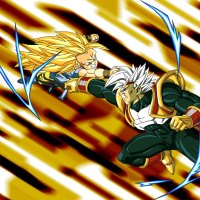 Goku SSJ3 VS Baby Vegeta