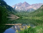 Maroon Bells  White River National Forest  Colorado