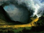 Coming storm in the valley