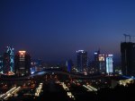 night scene of shenzhen
