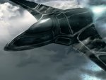futuristic fighter plane