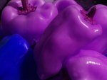 Purple and Blue Peppers