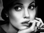 Angelina Jolie Black and White