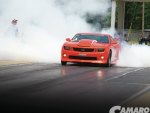 Camaro in smoke