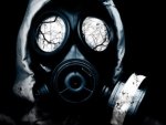 Dark gas mask