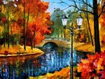By Leonid Afremov, park
