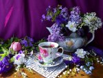 Tea with the scent of spring