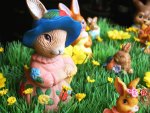 An Easter Bunny Family