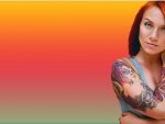 Tattooed Redhead