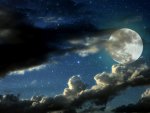 Cloudy Moon
