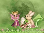 Easter Bunny Meets Fairy