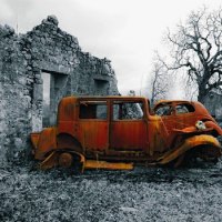 Iron Rusting Stone Crumbling