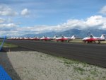 Canadian Snowbirds at Cranbrook B.C.