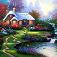 Cottage at Waterfall