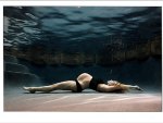 Pregnant model underwater