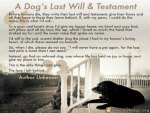 A Dog's Last Will & Testament